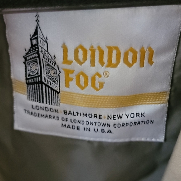 Vintage London Fog Trench Coat 44R - Picture 8 of 10